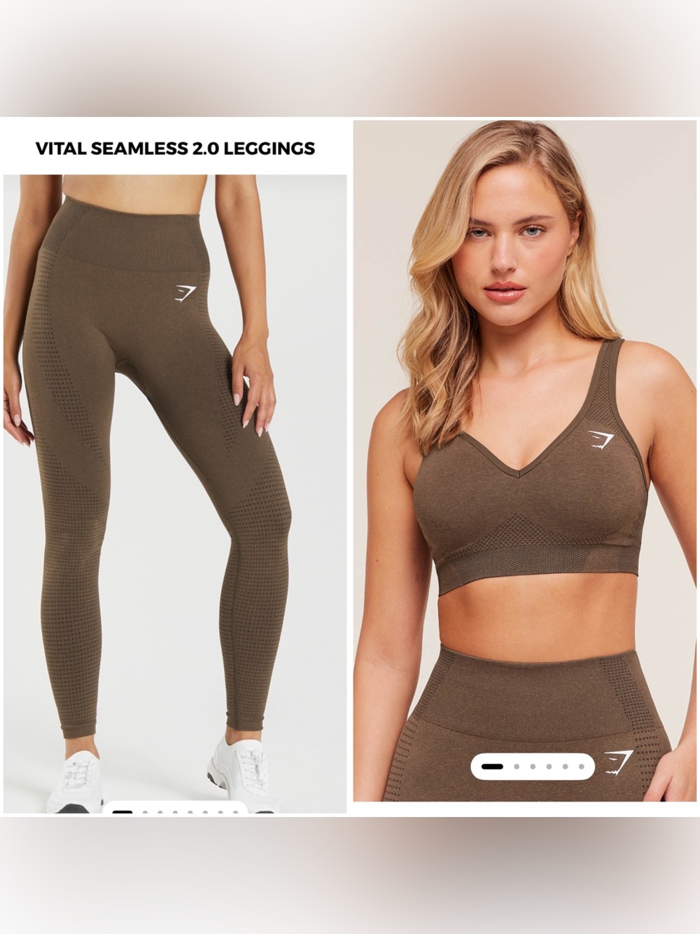 Gymshark Seamless 2.0 Sports Bra and Leggings Set -